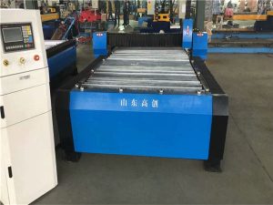 Čína Huayuan 100A plazmové řezací CNC stroj 10mm plech