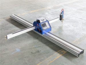 CNC plazmový řezací stroj s označením gravírovacího nástavce